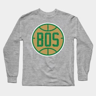 Boston Vintage Basketball Long Sleeve T-Shirt